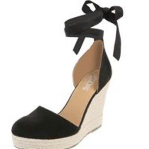 Brash -espadrille  wedge shoes.